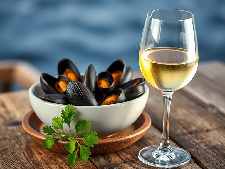 best wine for mussels