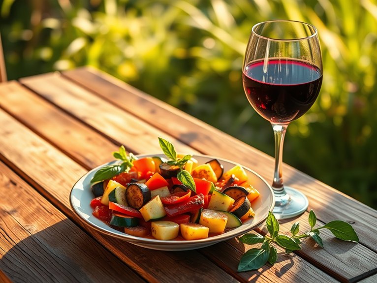 best wine for ratatouille