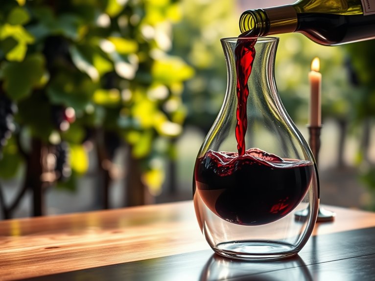 decanting wine enhances flavor