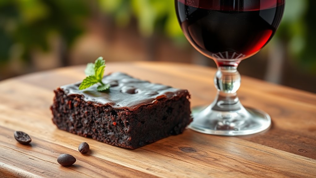 dessert wines for brownies