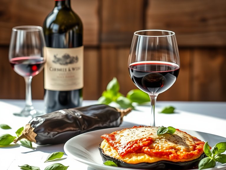 eggplant parmesan wine pairing