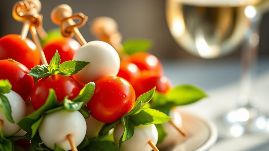flavorful italian salad skewers
