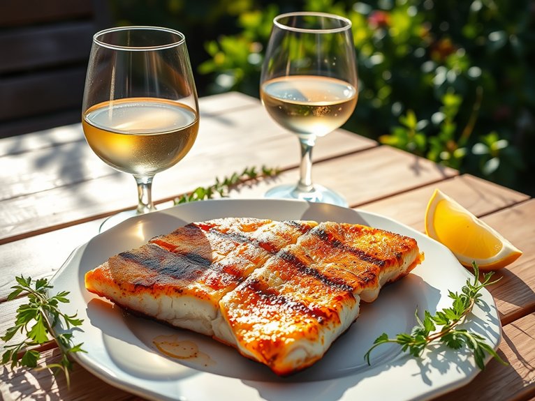 grilled swordfish wine pairing