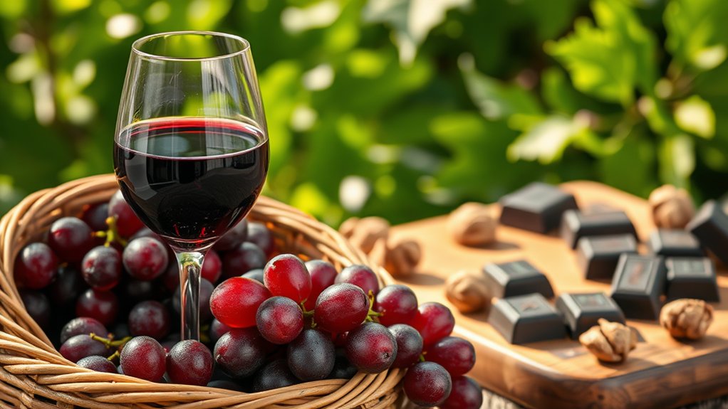 red wine benefits heart health