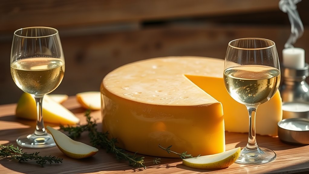 white wine and gouda