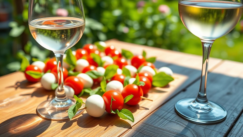 white wines for caprese