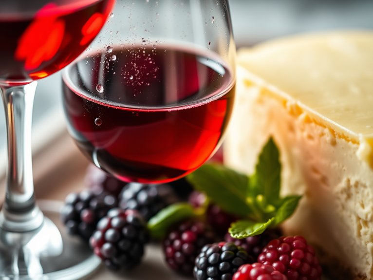 wine pairing for cheesecake
