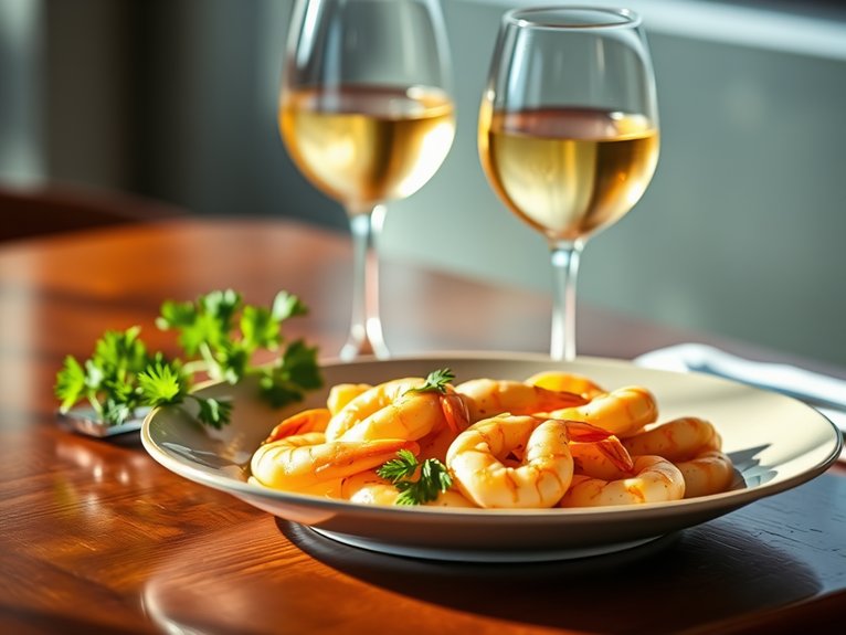 wine pairing for shrimp