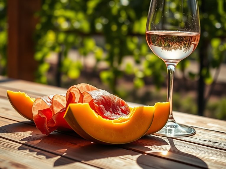 wine pairing with prosciutto