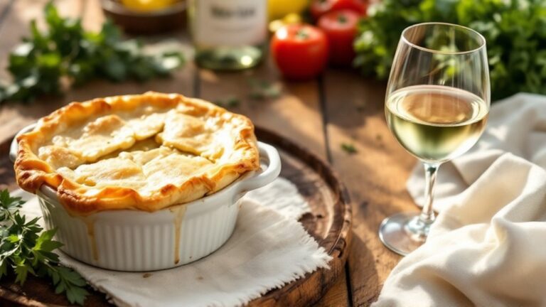 best wine for chicken pot pie
