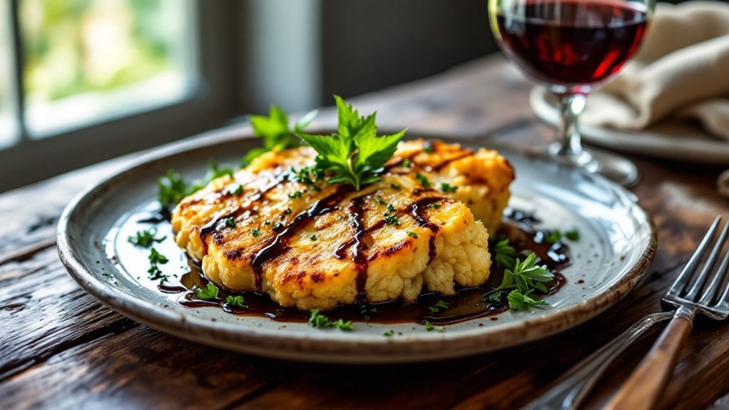 cauliflower steaks wine pairing