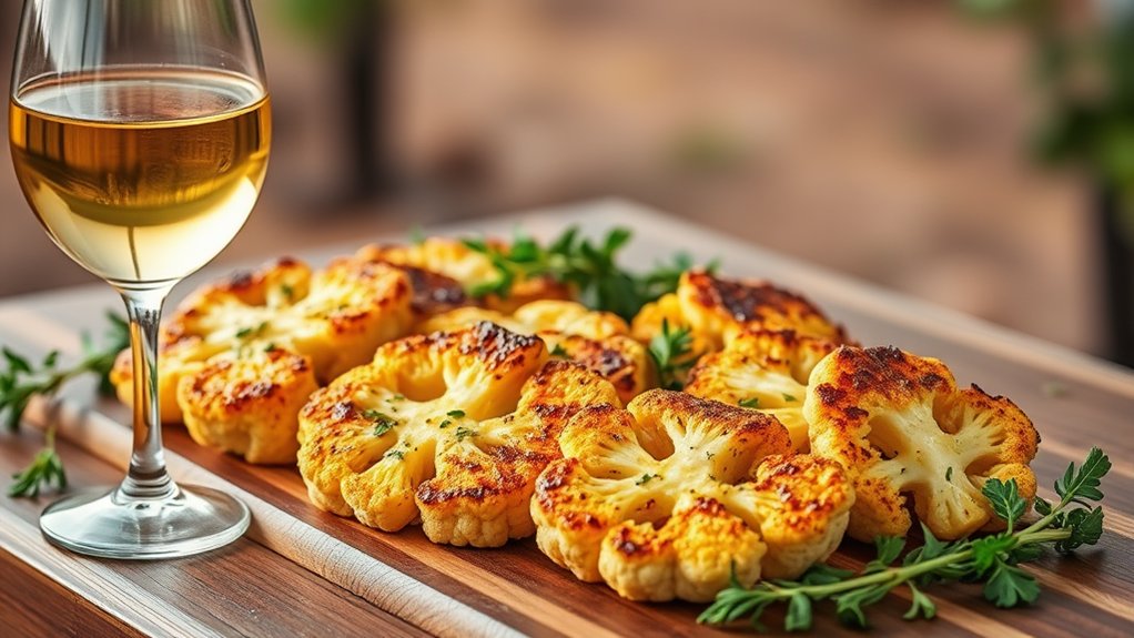 natural wines enhance cauliflower flavors