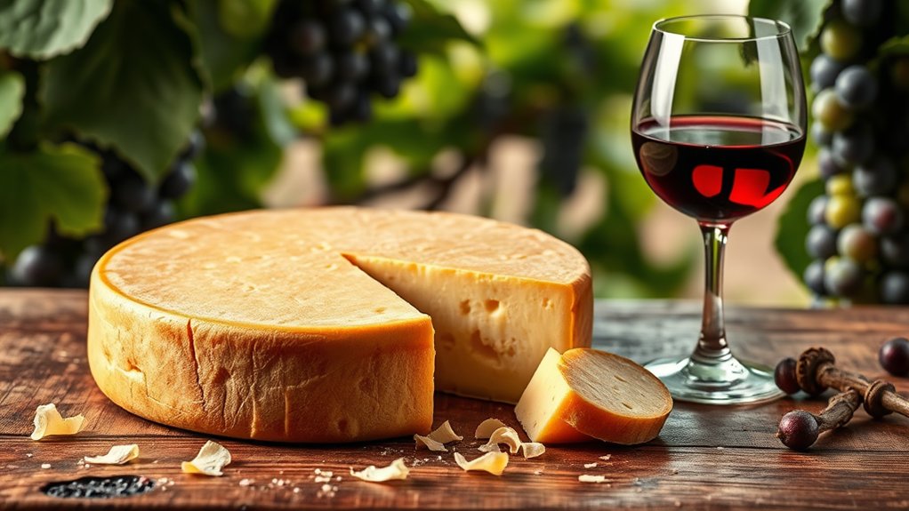 perfect wine and cheese