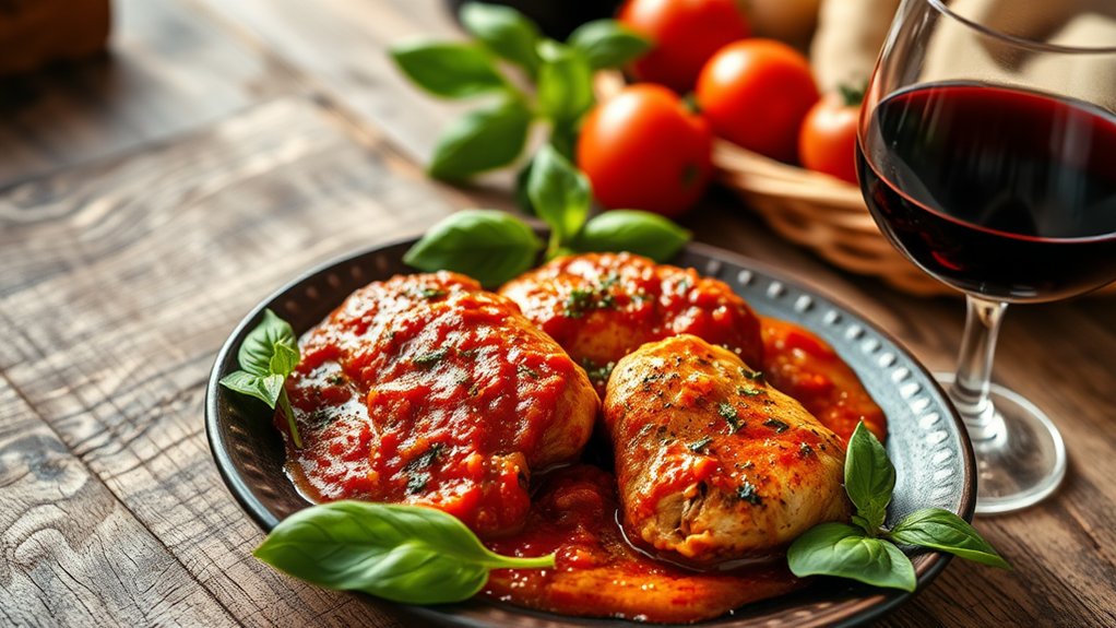 savory tomato herb stew