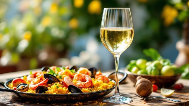 seafood paella wine pairing