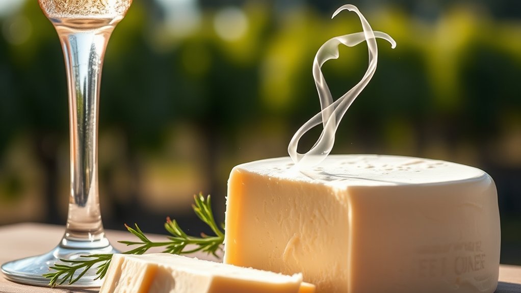 sparkling wine enhances havarti