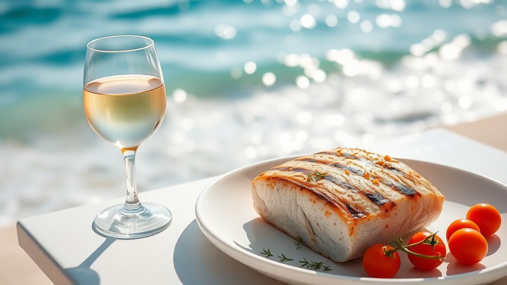 white wine pairs mahi mahi