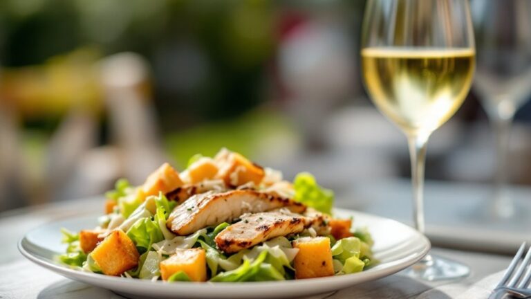 wine pairing for caesar salad