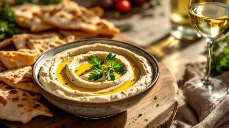 wine pairing for hummus