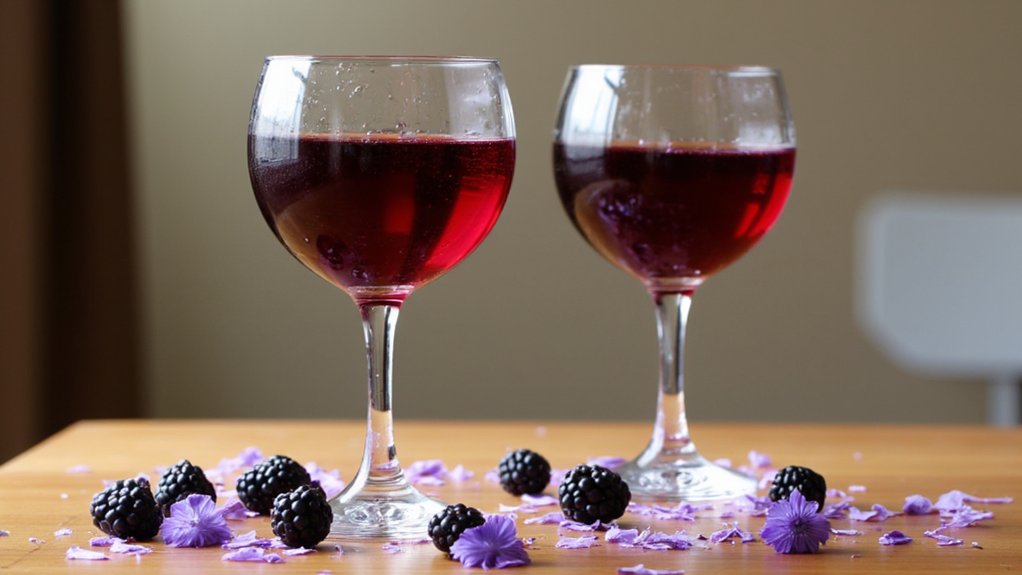 blackberry and violet harmony