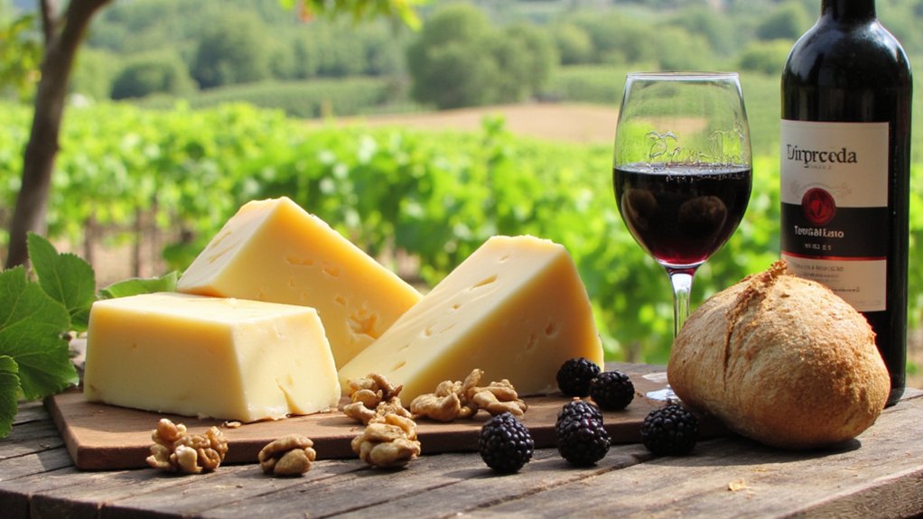 bold reds enhance manchego s richness