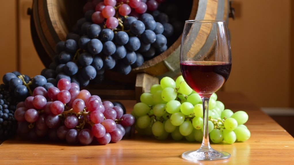 diverse lambrusco grape varieties
