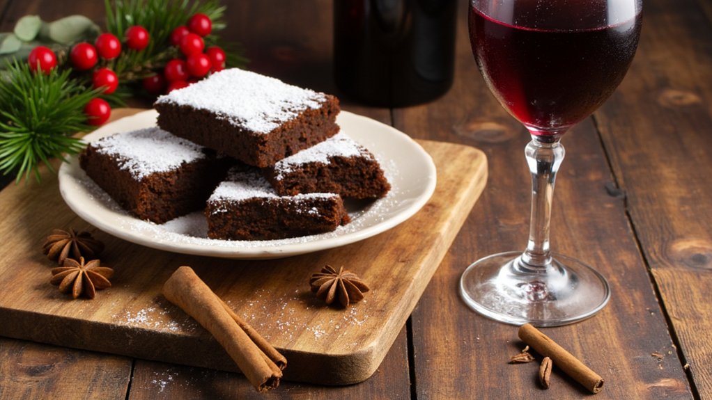 gingerbread wine pairing suggestions