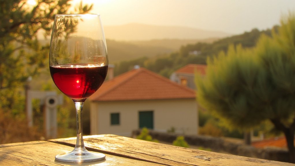mediterranean sunshine in wine