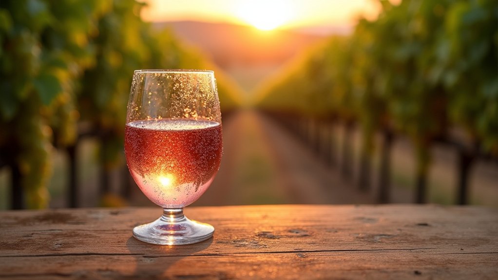 pink hued wine variety