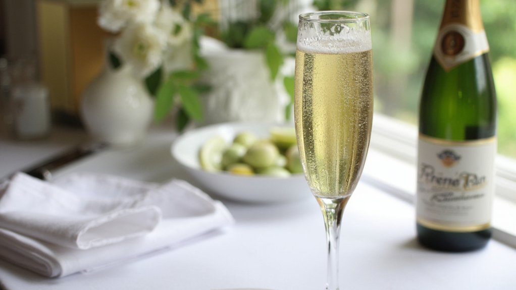 serve sekt with care