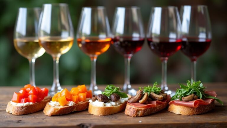 bruschetta wine pairing ideas
