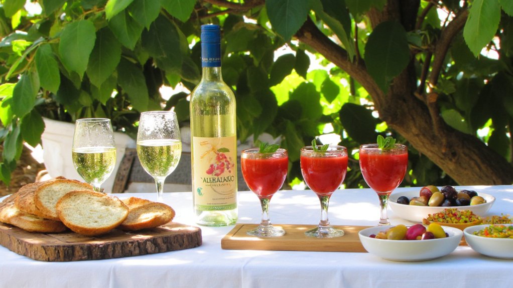 chilled tomato gazpacho pairing