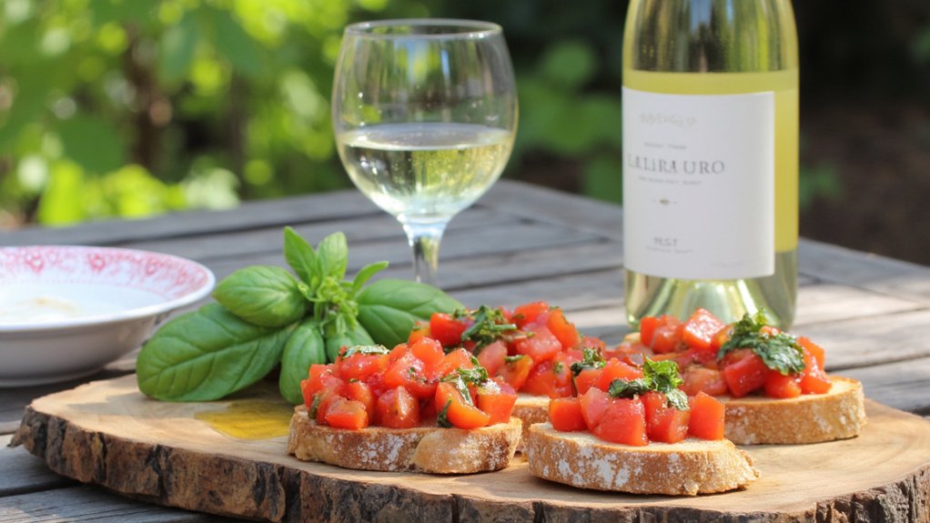 crisp bright tomato pairing