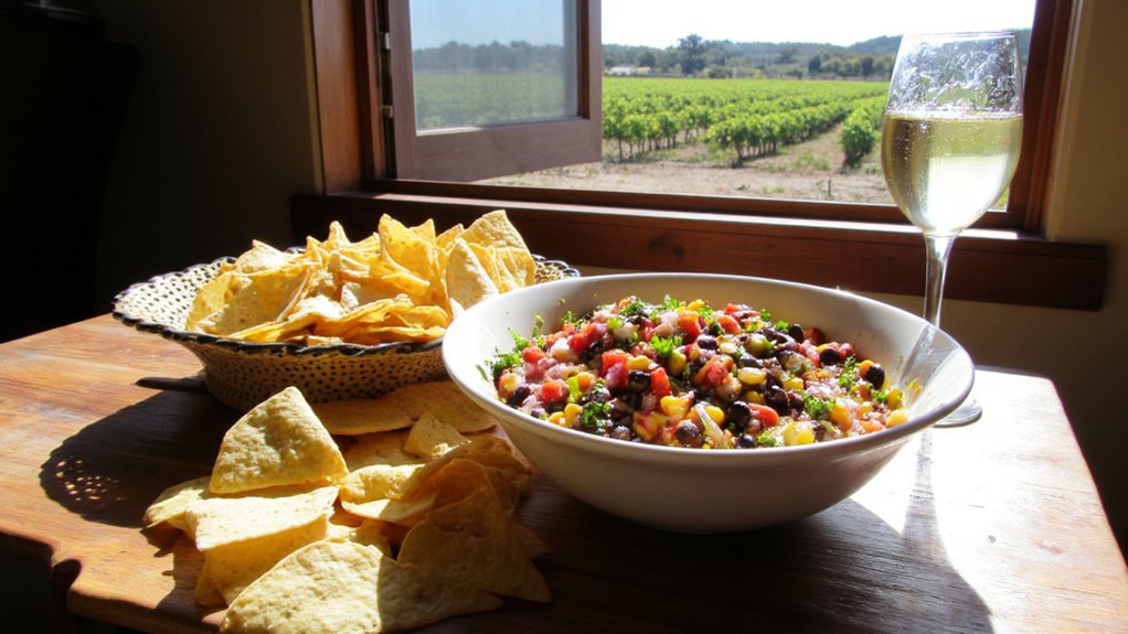 crisp wine enhances spicy flavors