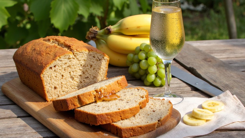 gluten free banana bread pairing