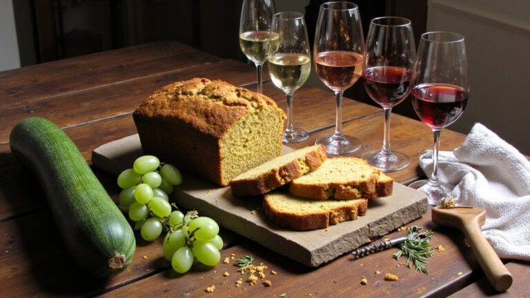 ideal wines for zucchini bread