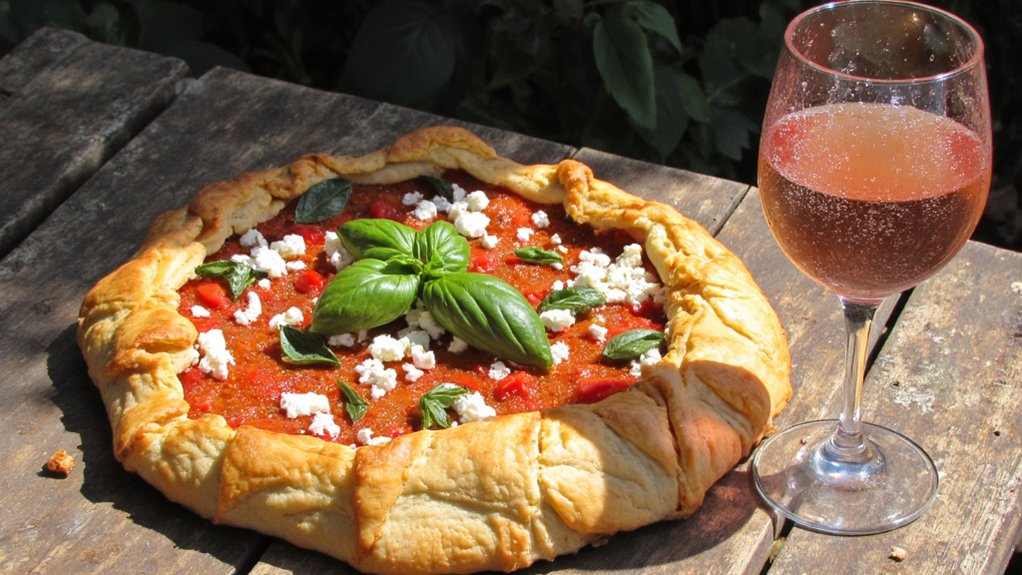 mediterranean tomato feta pie