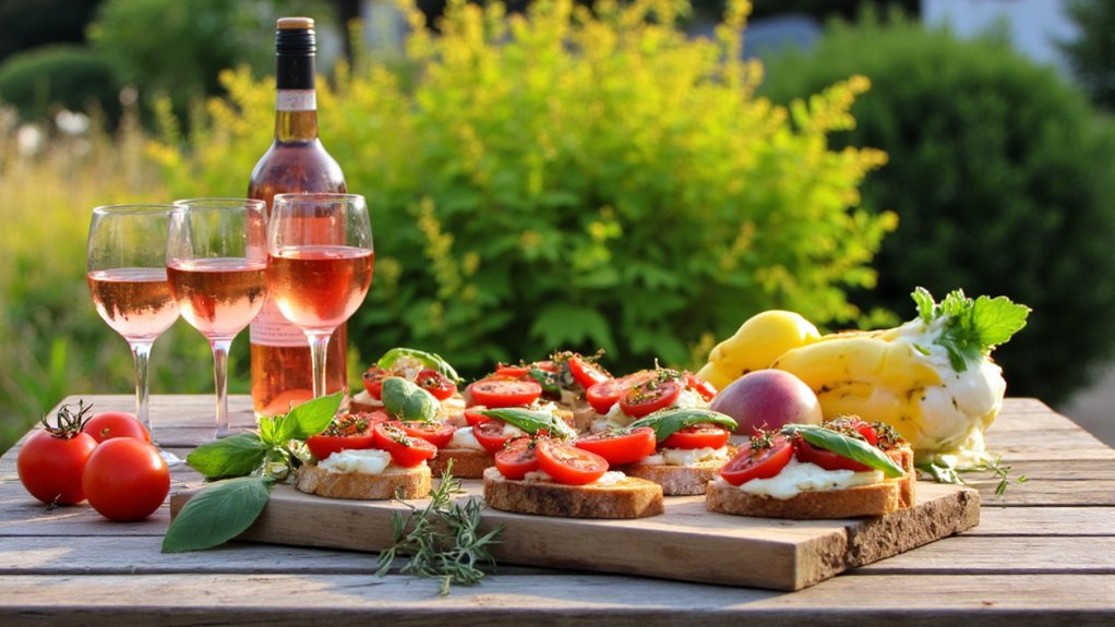ros complements seasonal bruschetta