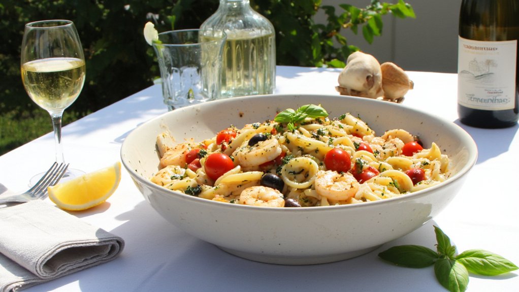 seafood pasta vermentino pairing