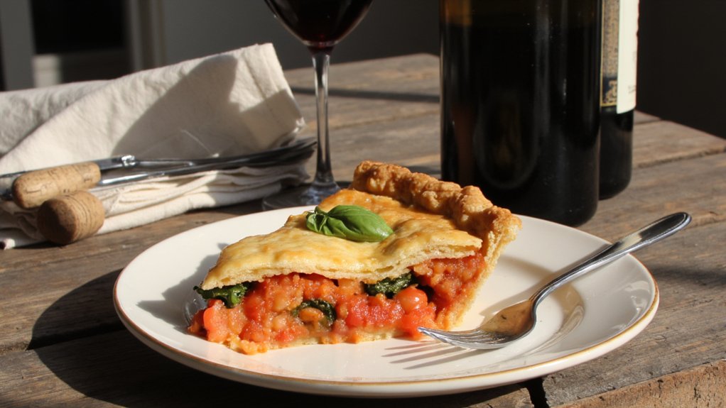 southern tomato pie pairing