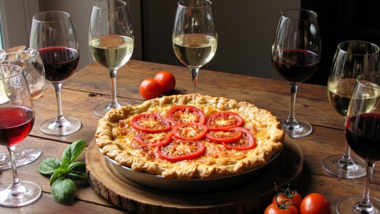 top tomato pie wine matches