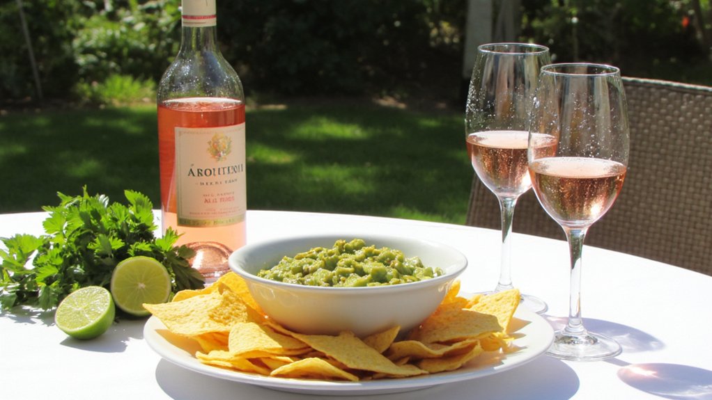 chilled ros complements guacamole
