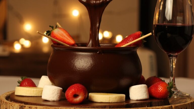 chocolate fondue wine pairing
