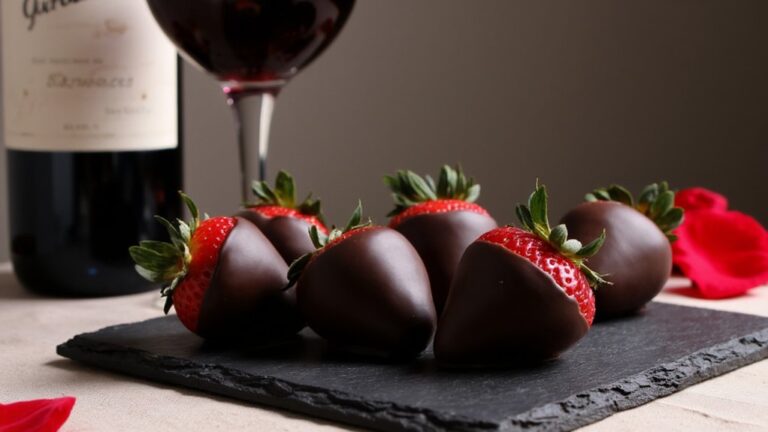 chocolate strawberries wine pairing