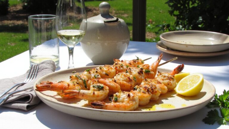 ideal wine for grilled shrimp