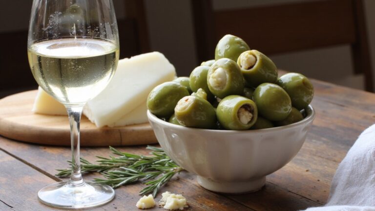 olive cheese wine pairing
