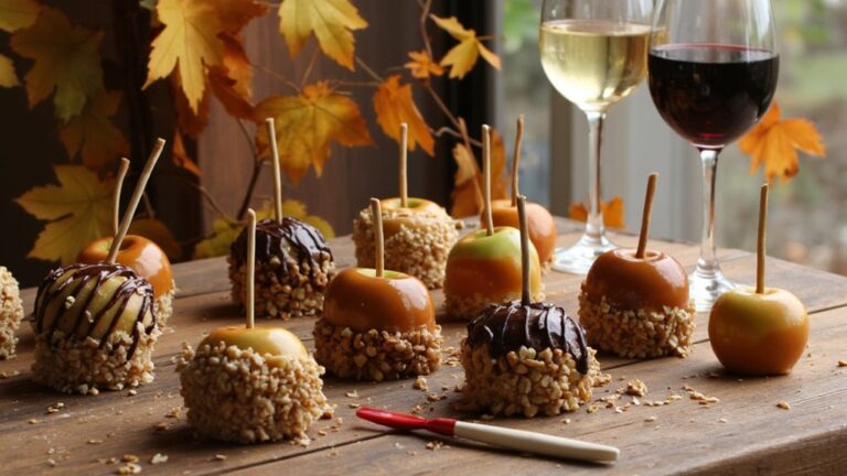 pairing wine with caramel apples