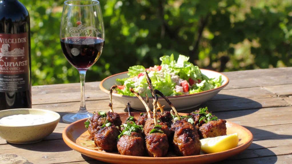 perfect wine for lamb kofta