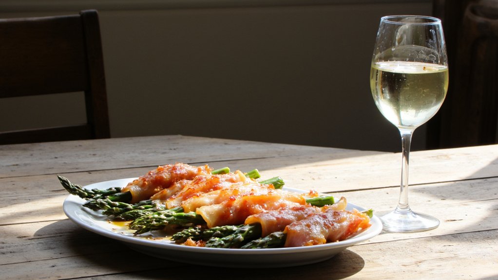 prosciutto asparagus cheese pairing