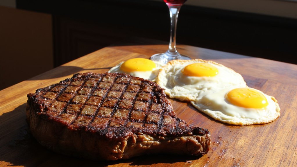 steak and eggs harmony